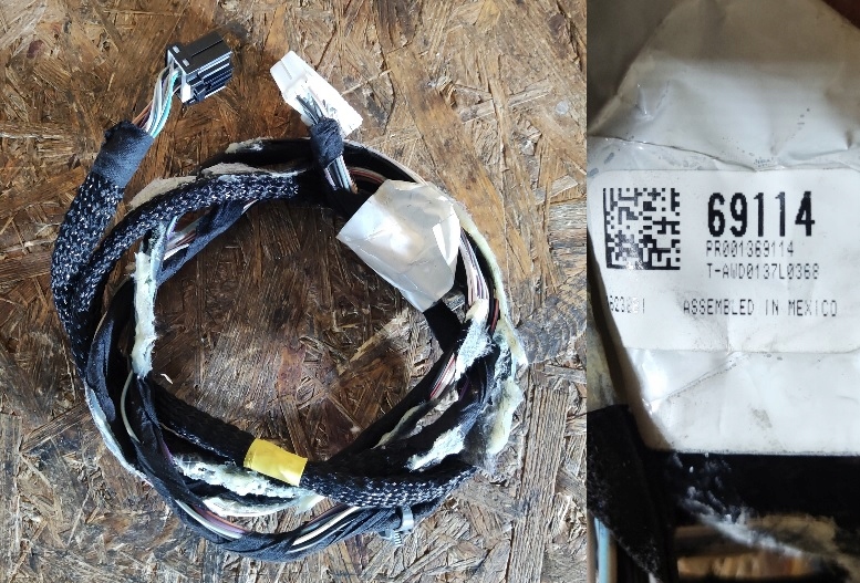 ЖГУТ ПРОВОДОВ DVD-МОНИТОРА JEEP GRAND CHEROKEE WK