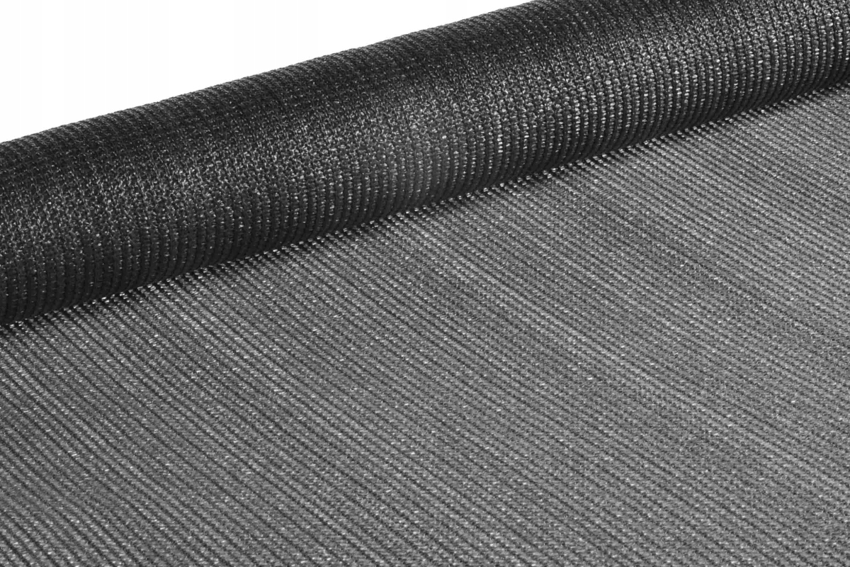SIATKA cieniująca 90% maskująca ANTRACYT 1,20x25m