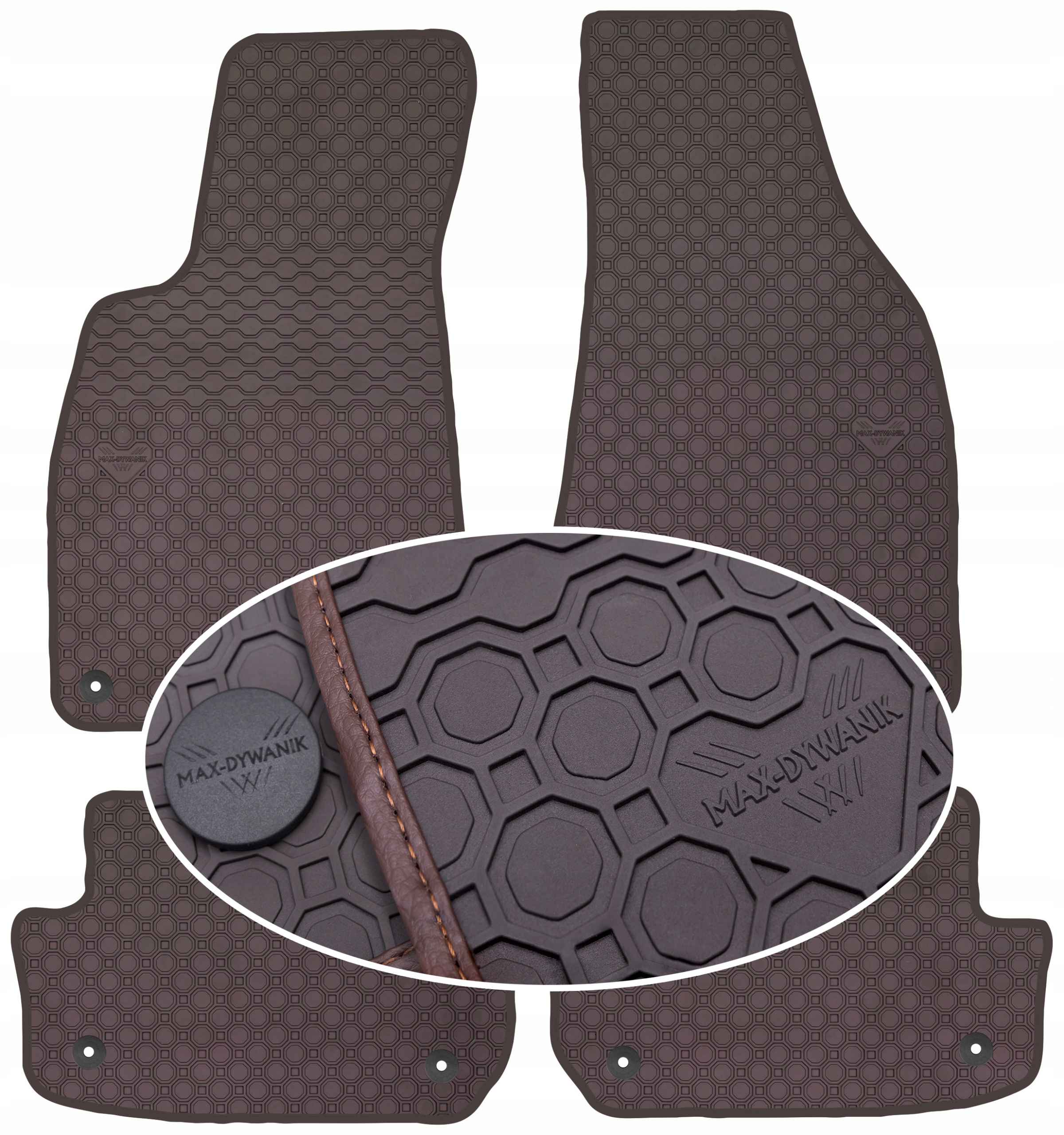 Audi A4 B6 B7 Cabrio 2002-2008 Koberce Hnedé