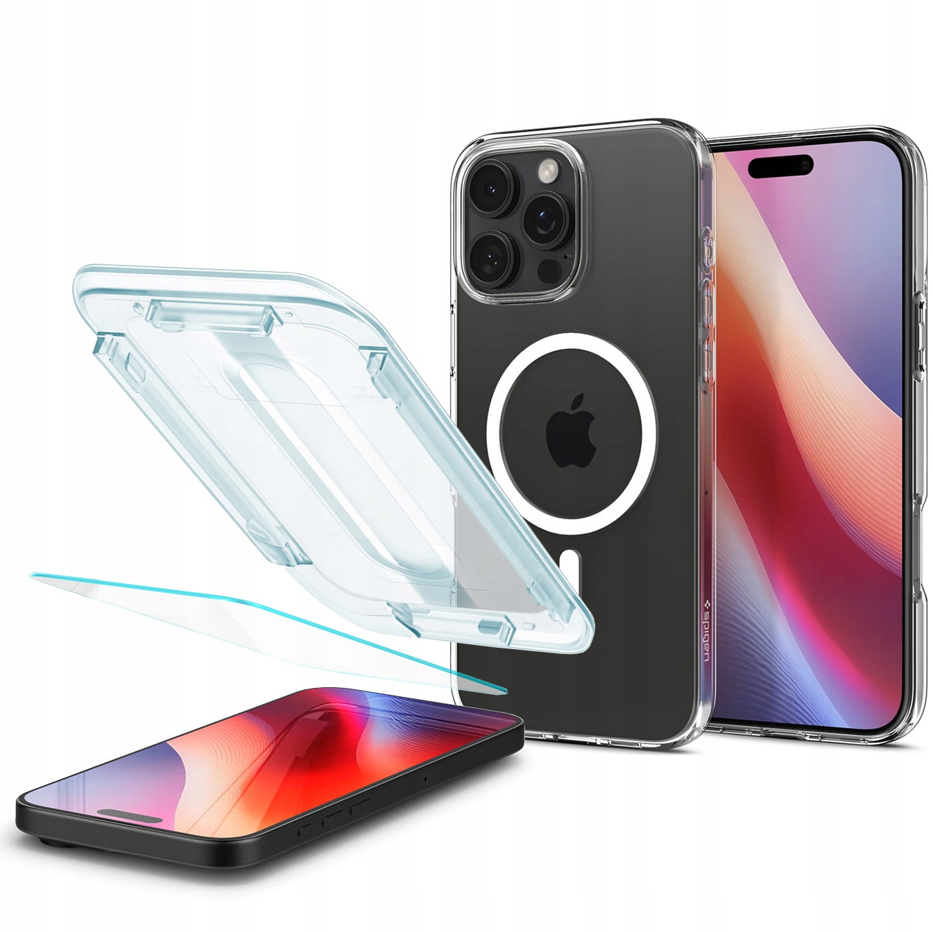 Pouzdro sklo Spigen pro iPhone 16 Pro Max pouzdro pro MagSafe kryt zadní kryt