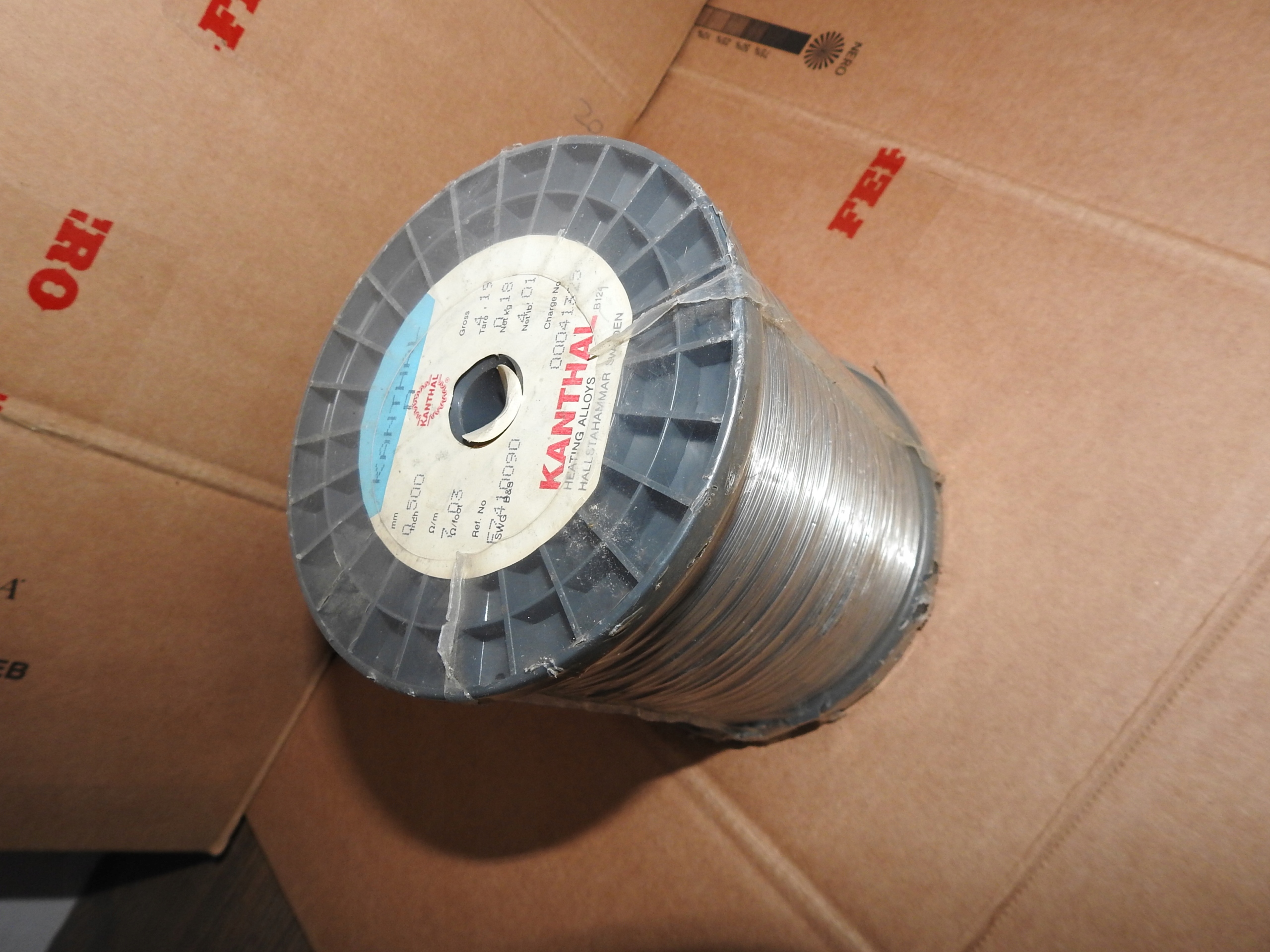 Odporový drát Kanthal D 0,5 mm Rolka 3,8KG Velkoobchod nejlevněji