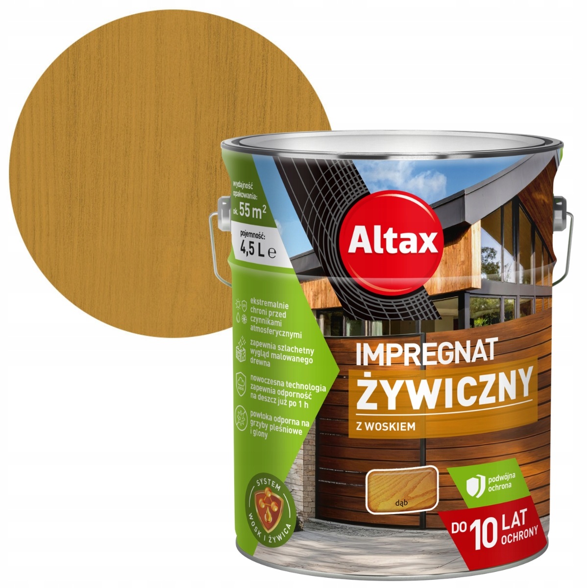 Altax Pryskyřičný Impregnat 4,5L Dub