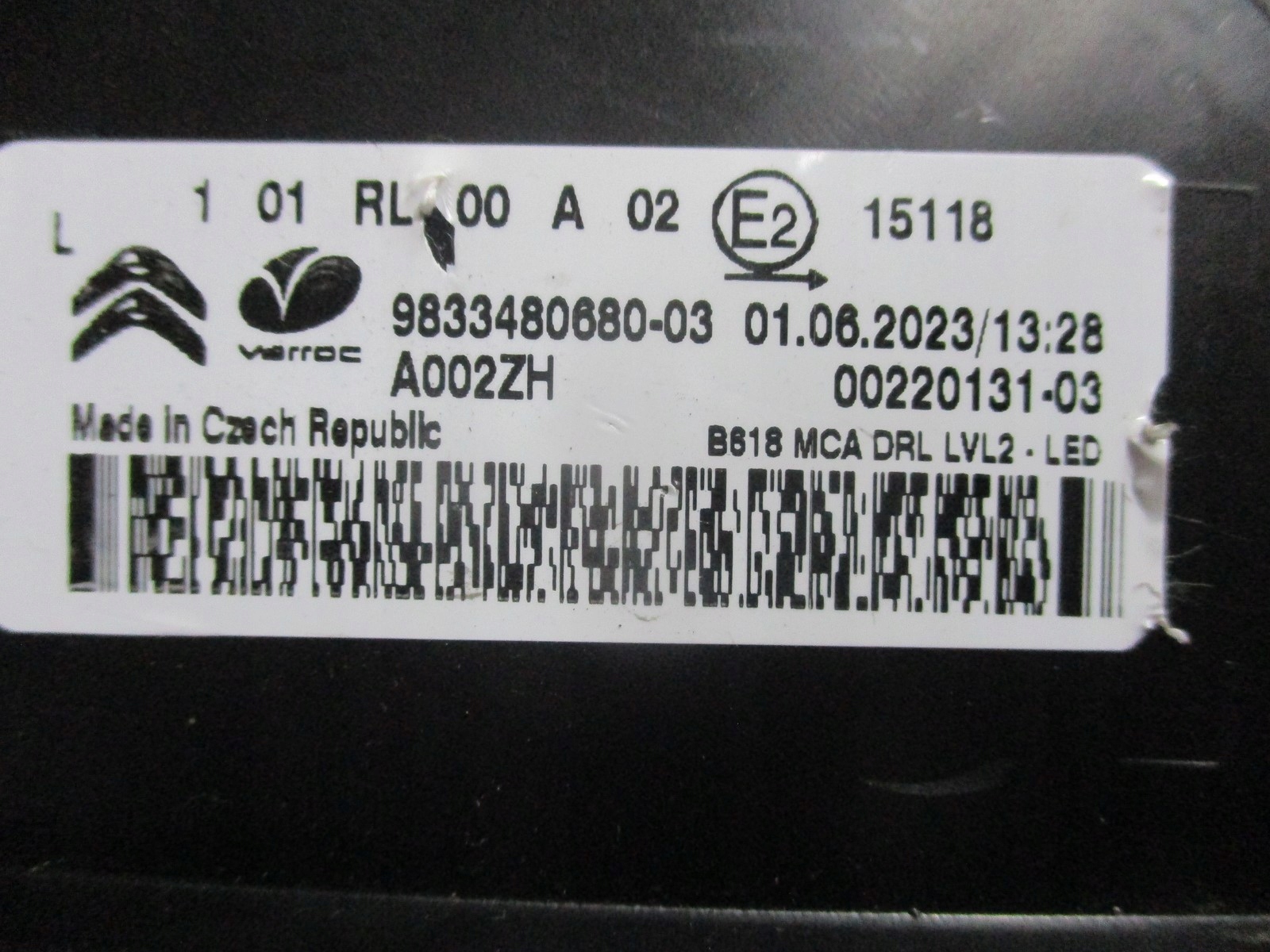 light front CITROEN C3 III 23R right