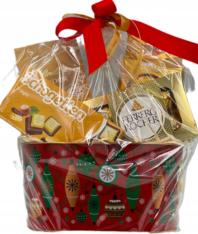 Levně Bwm Košík sladkých potěšení jako Dárek Lavazza Lindt