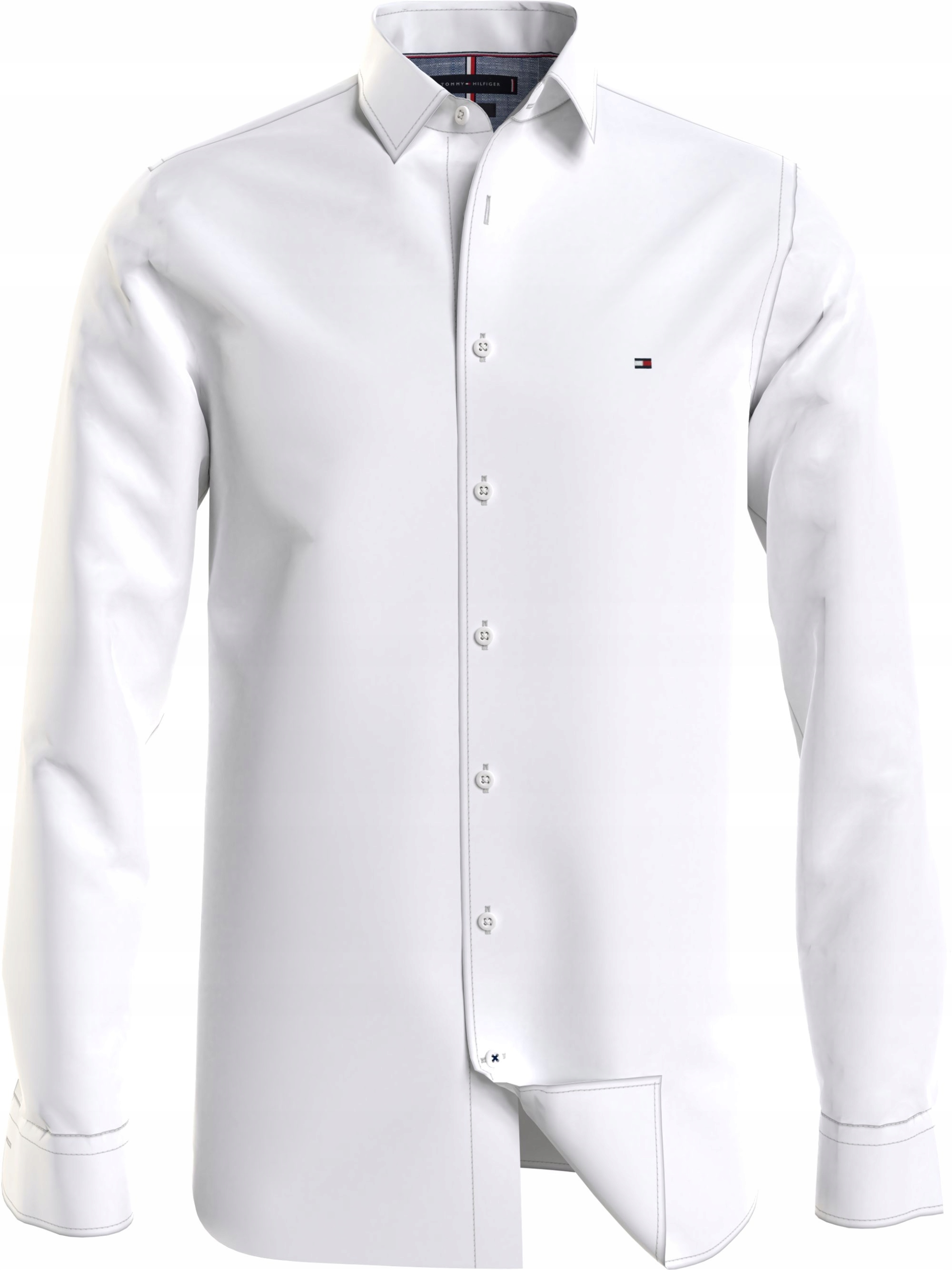 

Tommy Hilfiger Męska Koszula Solid Poplin White rL