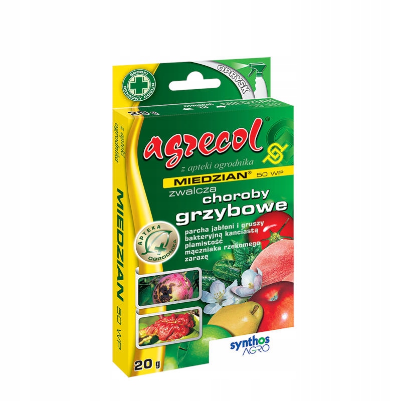 

Miedzian 50 Wp 20g grzybobójczy Agrecol