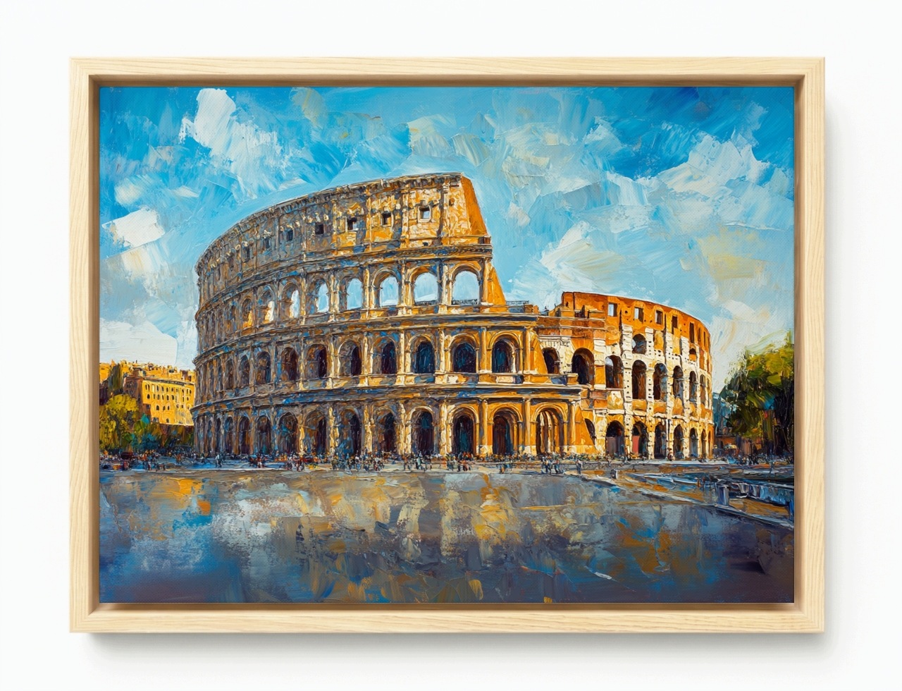 Obraz Rama American Box Řím Koloseum Stavba Památka Architektura 80x60