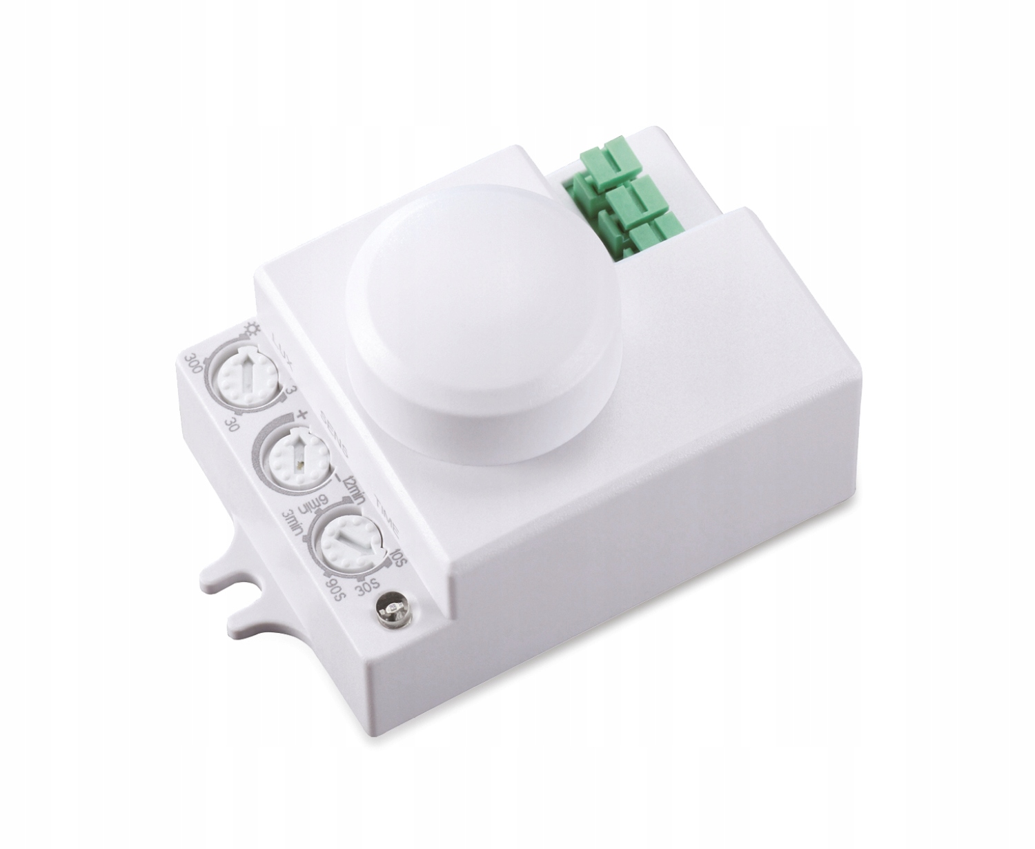 MINI czujnik ruchu mikrofalowy 230V 360st. do LED