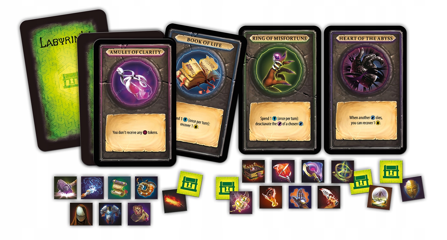 LABYRINTH Paths of Destiny FANTASY board game ENGLISH VERSION (angielska) Typ Podstawa + dodatek