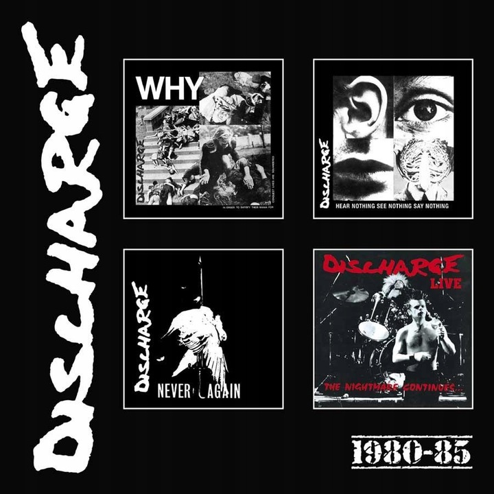 4x CD Discharge 1980-1985 Boxset