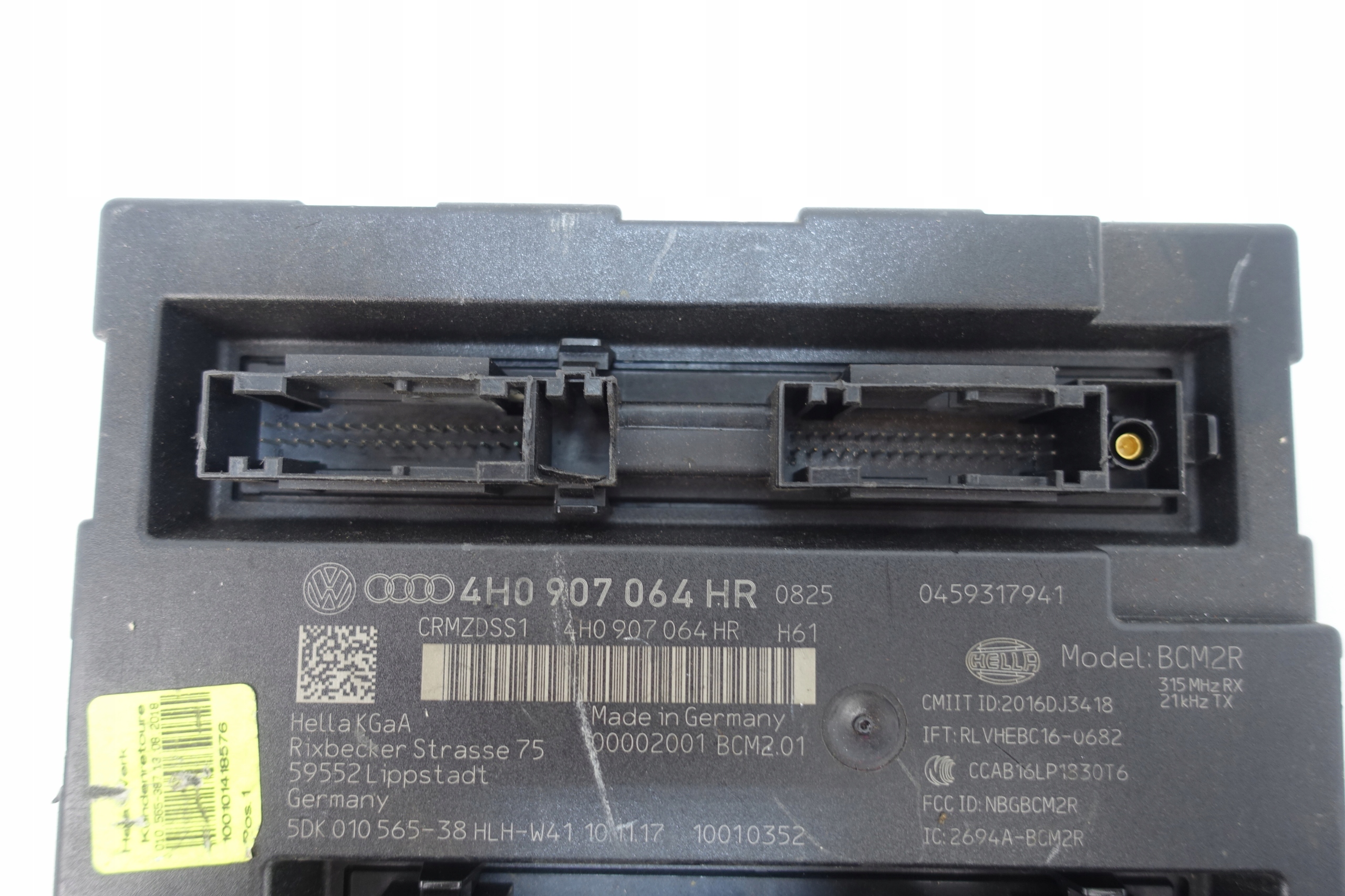 AUDI module control unit KOMFORTU CENTRALNA JEDNOSTKA STERUJACA 4H0907064HR