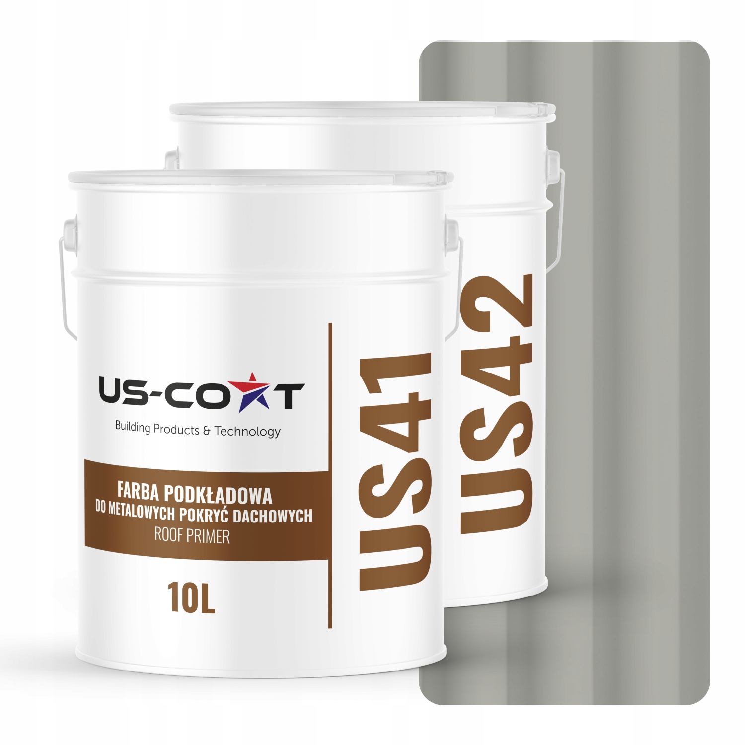 Farba Na Kovové Strechy Základná Sivá Achátová RAL7038 74m2 Polomatná