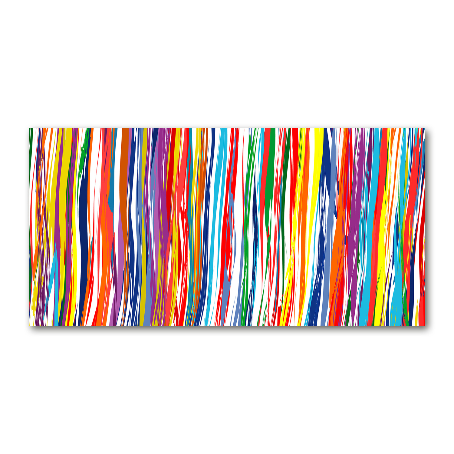 

Foto obraz akryl zdjęcie Kolorowe paski 120X60 cm