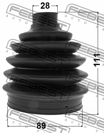 OSŁONA PRZEGUBU NAPĘDOWEGO ZEWNĘTRZNEGO do SSANGYONG ACTYON SPORTS II Waga produktu 0.27 kg