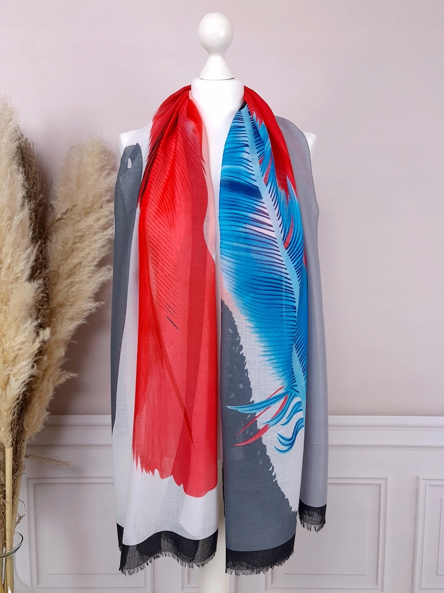 PAREO CHUSTA PLAŻOWA modna narzutka PIĘKNE KOLORY Rozmiar uniwersalny