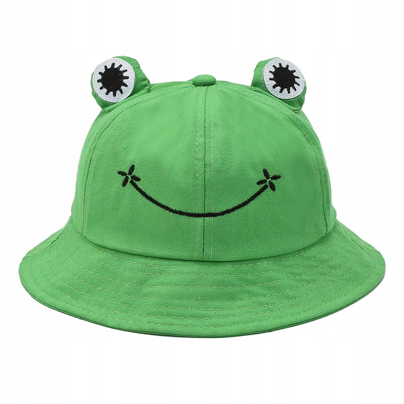 

Bucket Hat Kapelusz Rybacki Czapka Zielony Żaba
