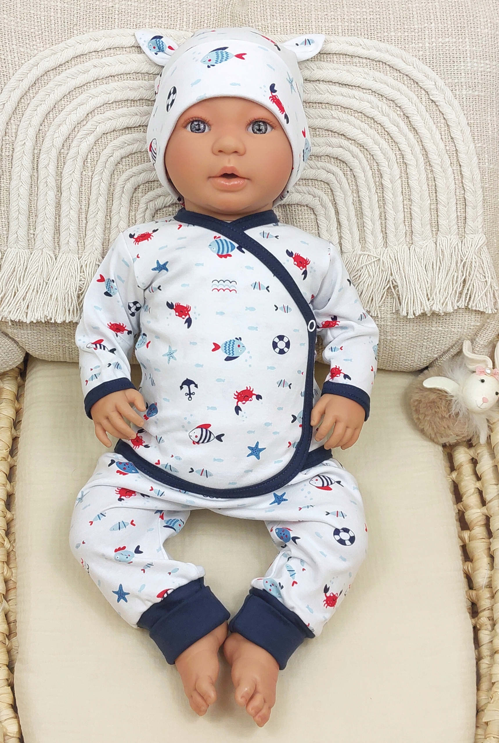 KOSZULKA NIEMOWLĘCA KOPERTOWA KAFTANIK 62 /01g/ Marka kaia-baby