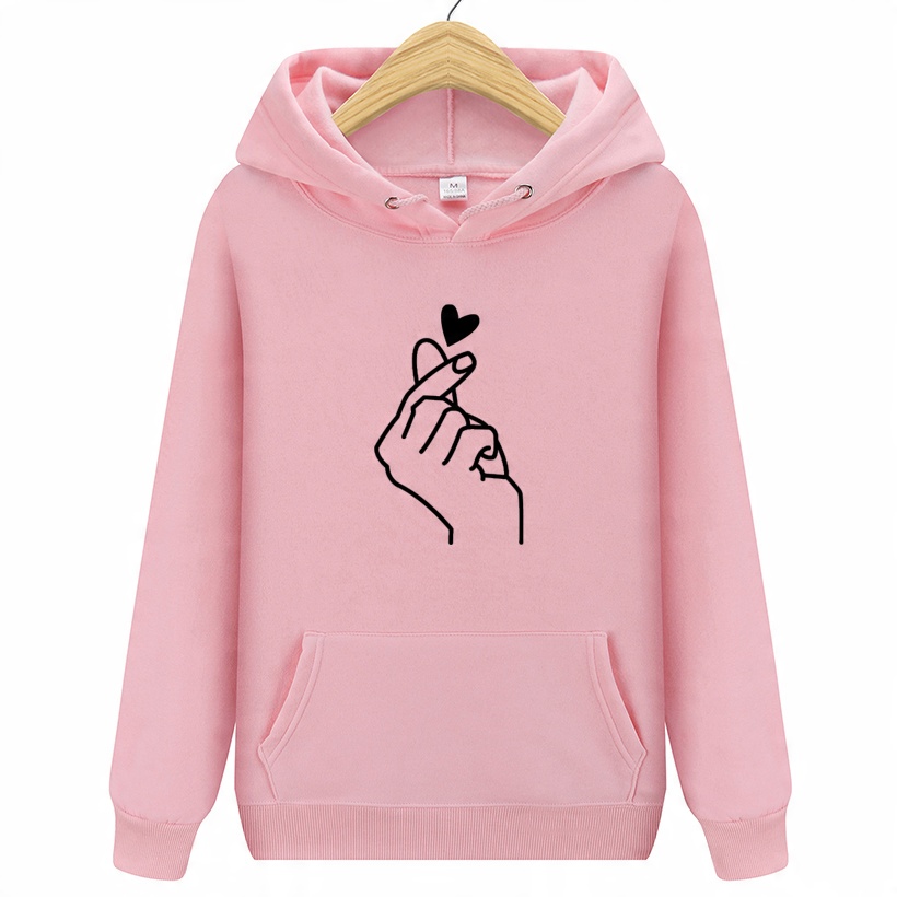 

Bluza Damska Kpop Finger Heart Love Prezent S