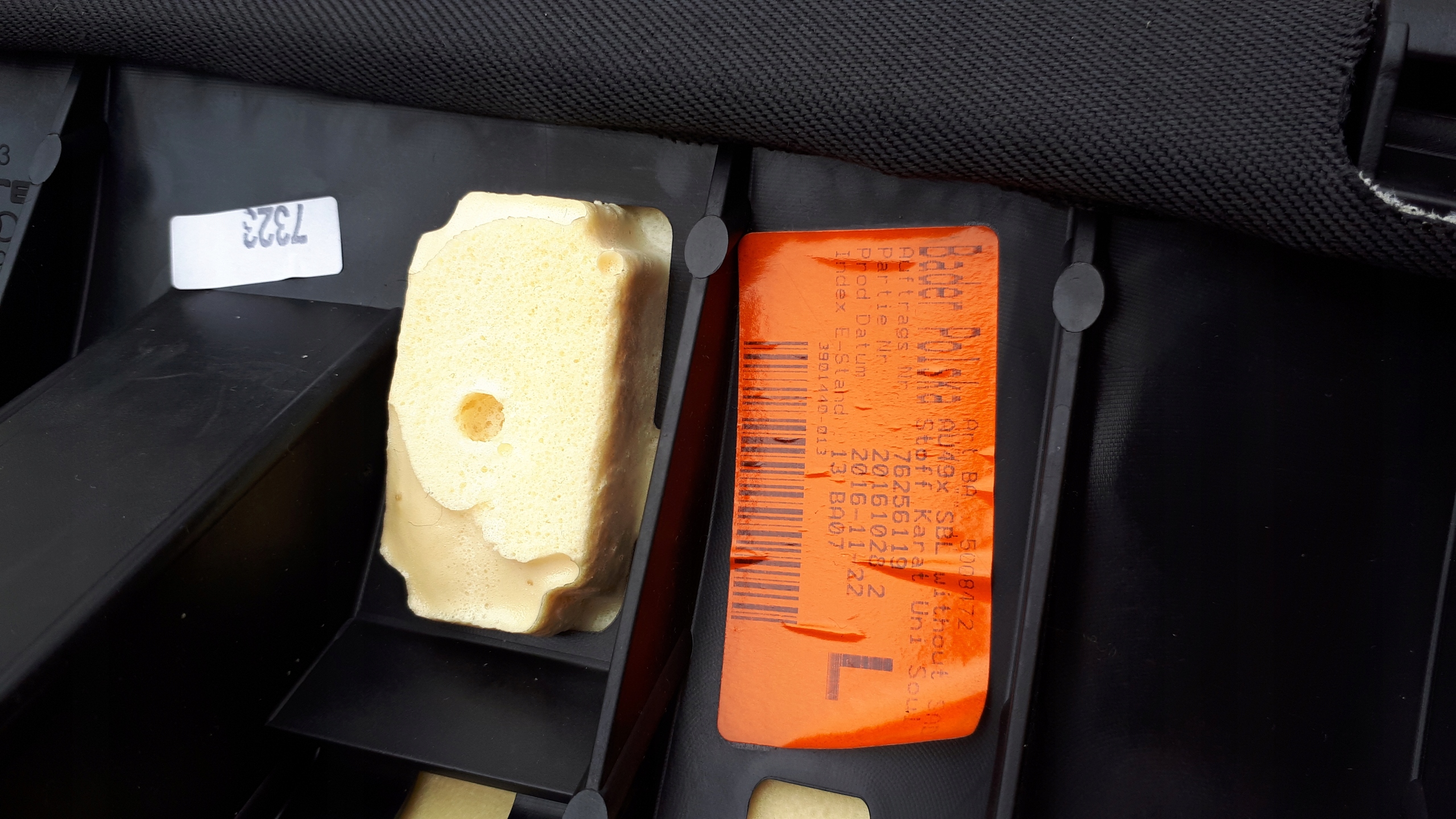 A4 B9 8W side KANAPY left right rear part MATERIAL