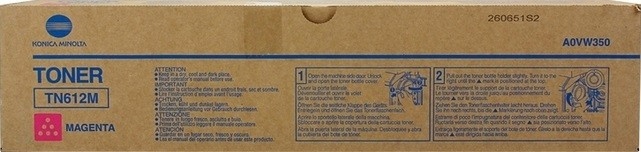 Toner Konica Minolta Bizhub TN612M TN-612 Magenta Pro c5501 c6501