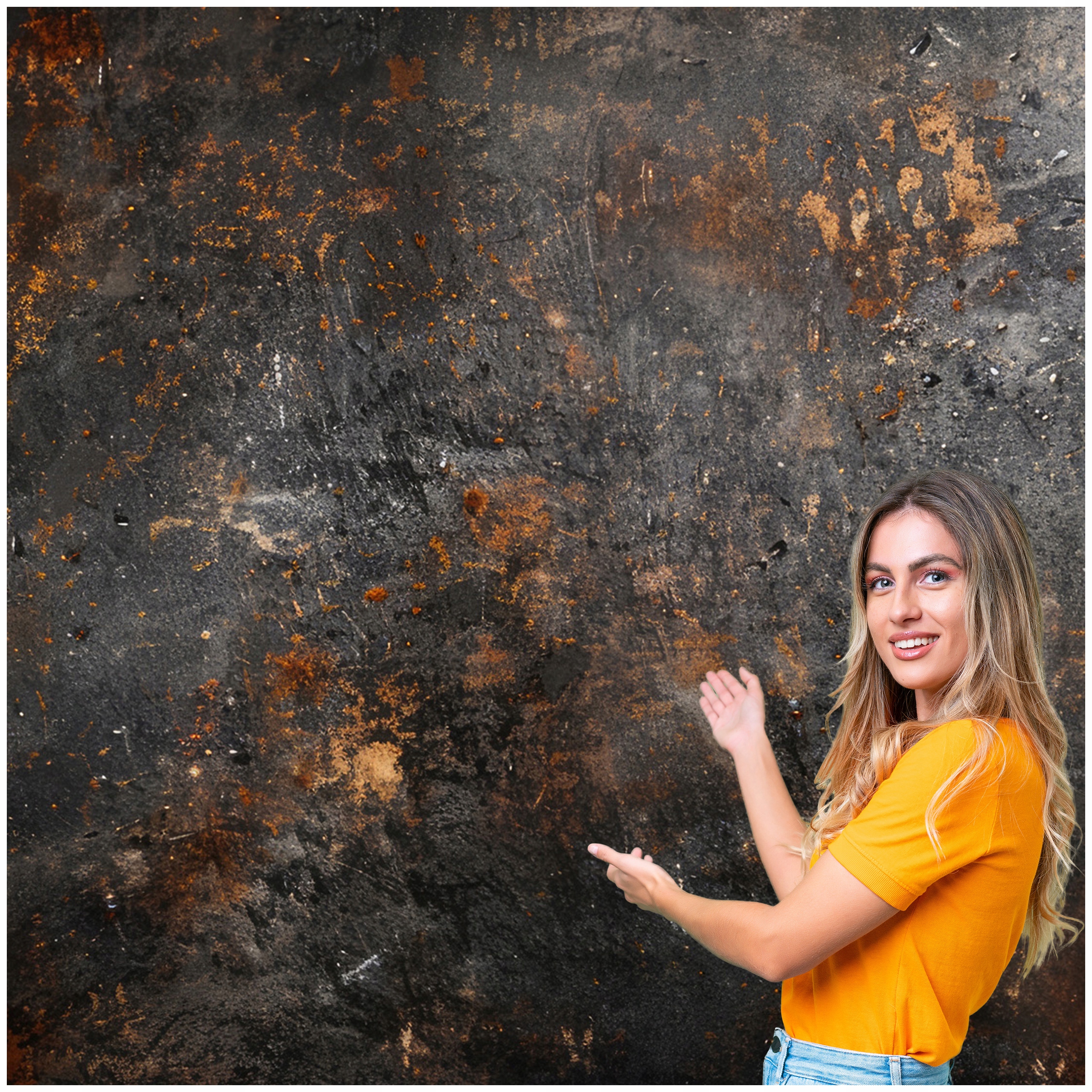 Fototapeta 3D Pozadí Textura Plech Rez 392x280 TLA02W