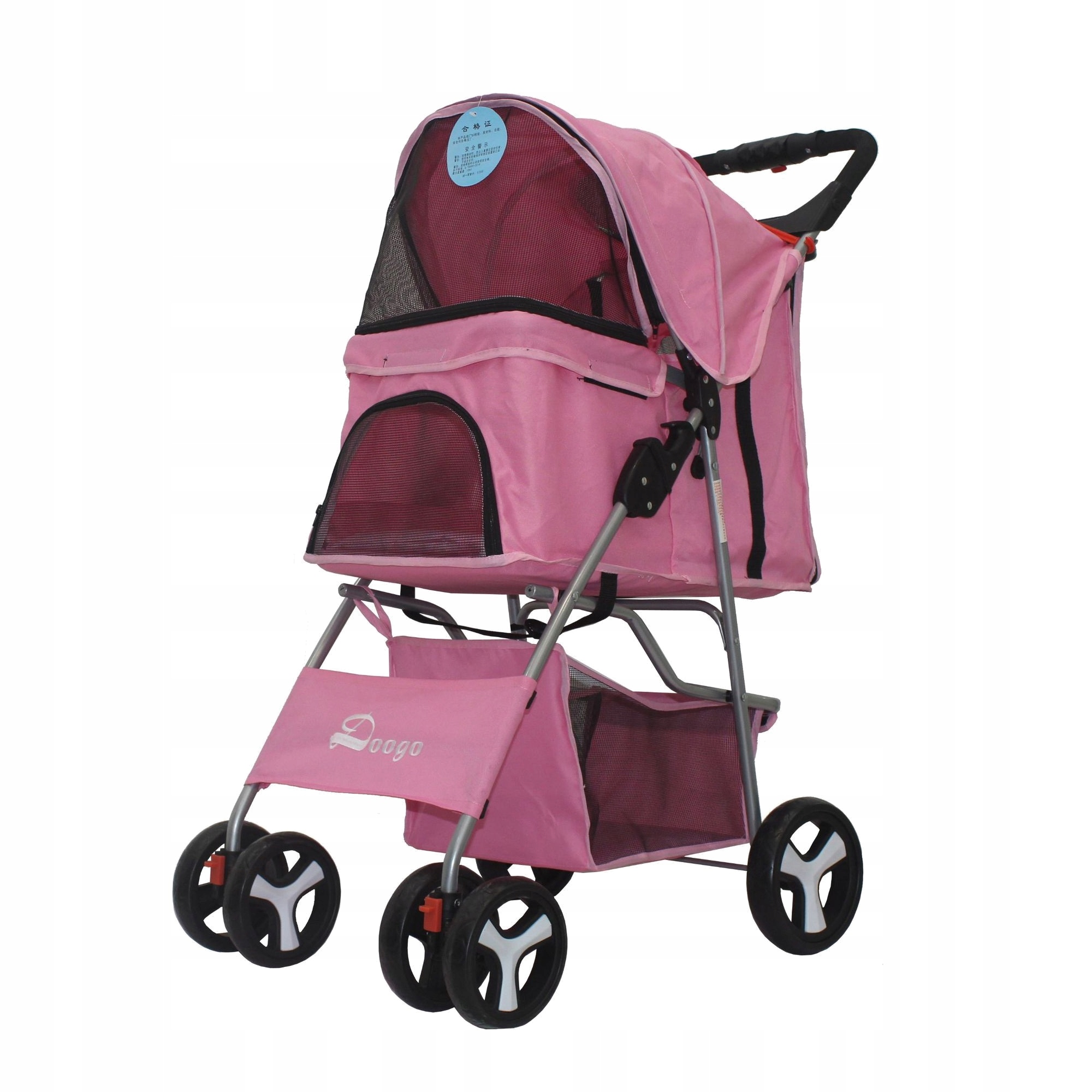 

Wózek Spacerowy Dla Psa Kota Spacerówka 15 kg Róż