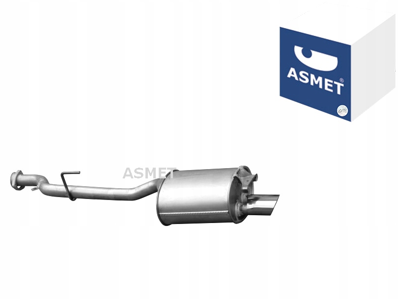 TŁUMIK UKŁADU WYDECHOWEGO TYŁ MERCEDES SLK R170 2.0 2.3 09.96-03.00
