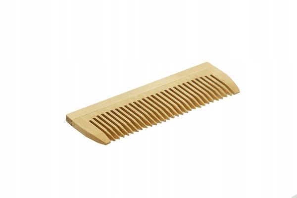 

Grzebień drewniany prosty naturalny 12,5cm Eko