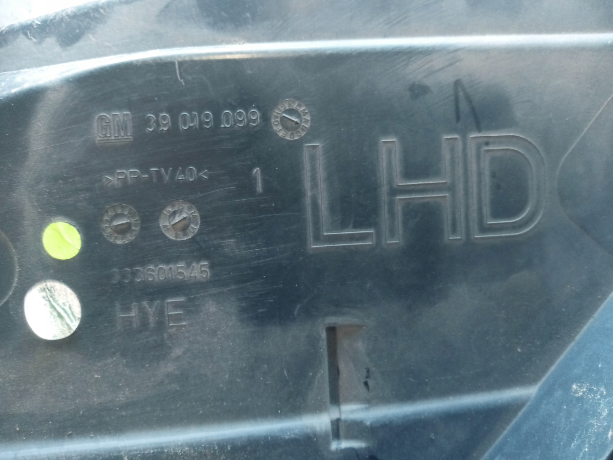 OPEL ASTRA K 39019099