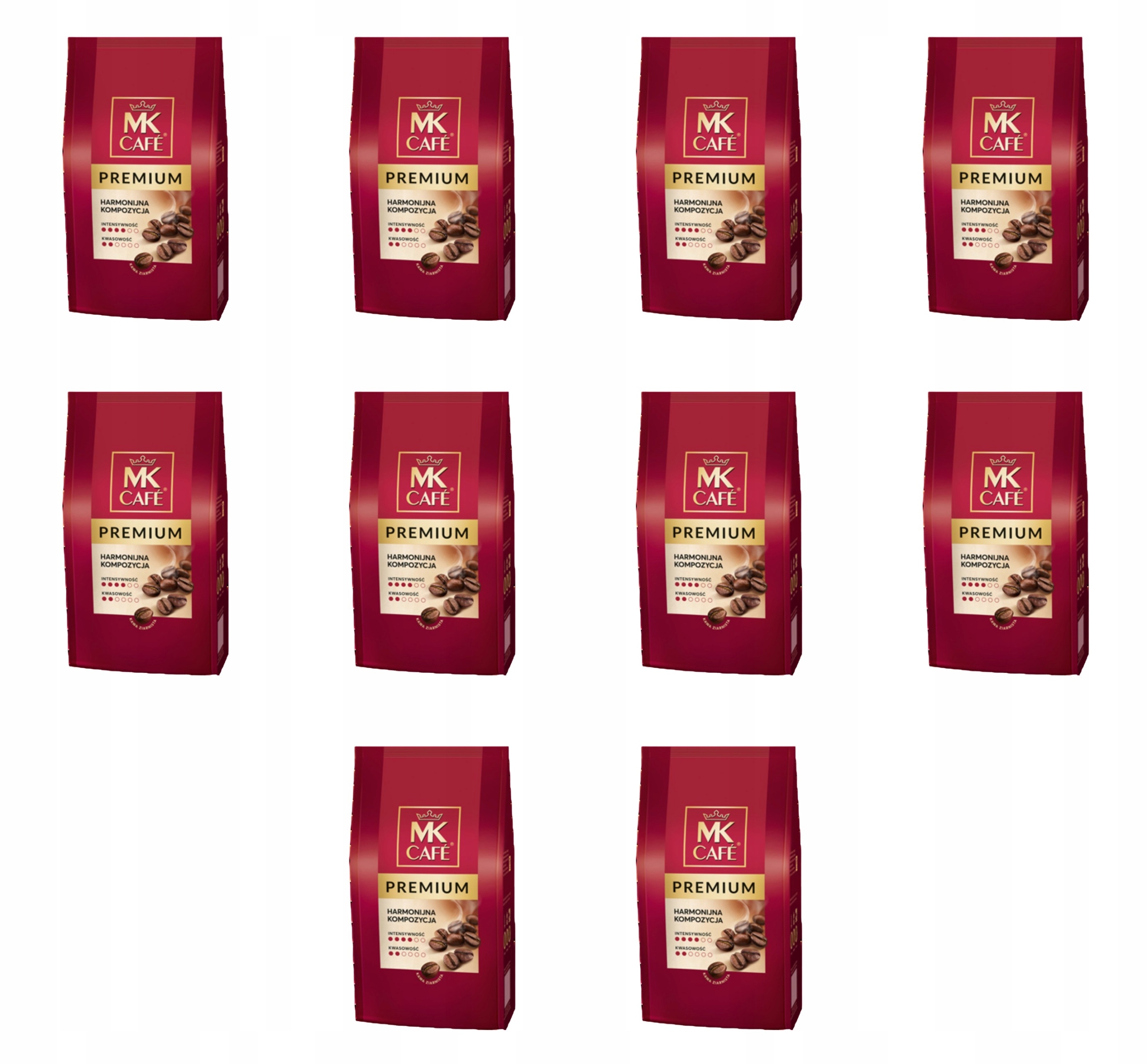 Káva pražená zrnková Káva Mk Cafe Premium 500G X10