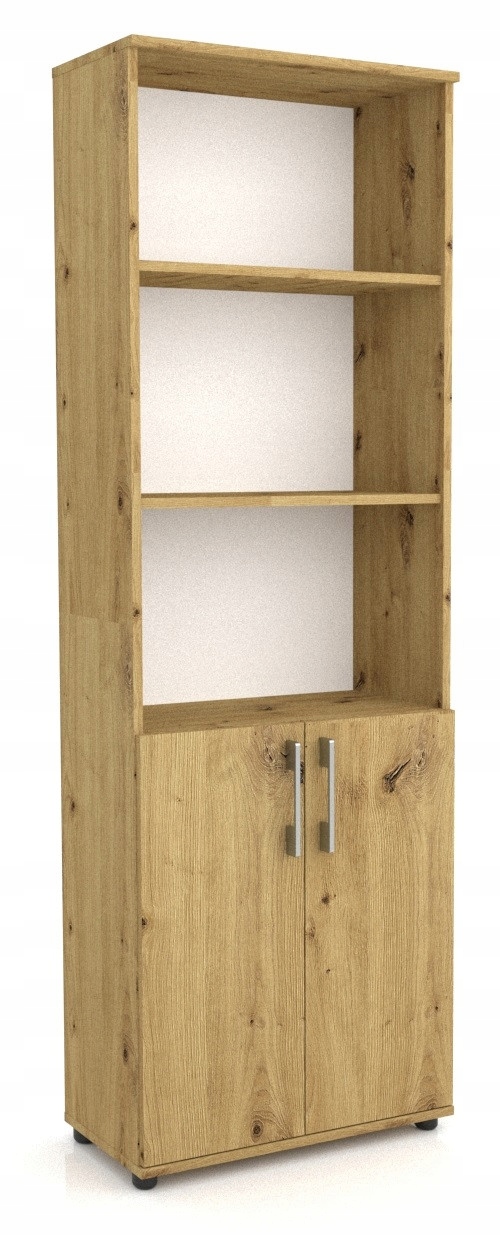 Regał Biurowy na Książki 80x182x32 cm Dąb Artisan