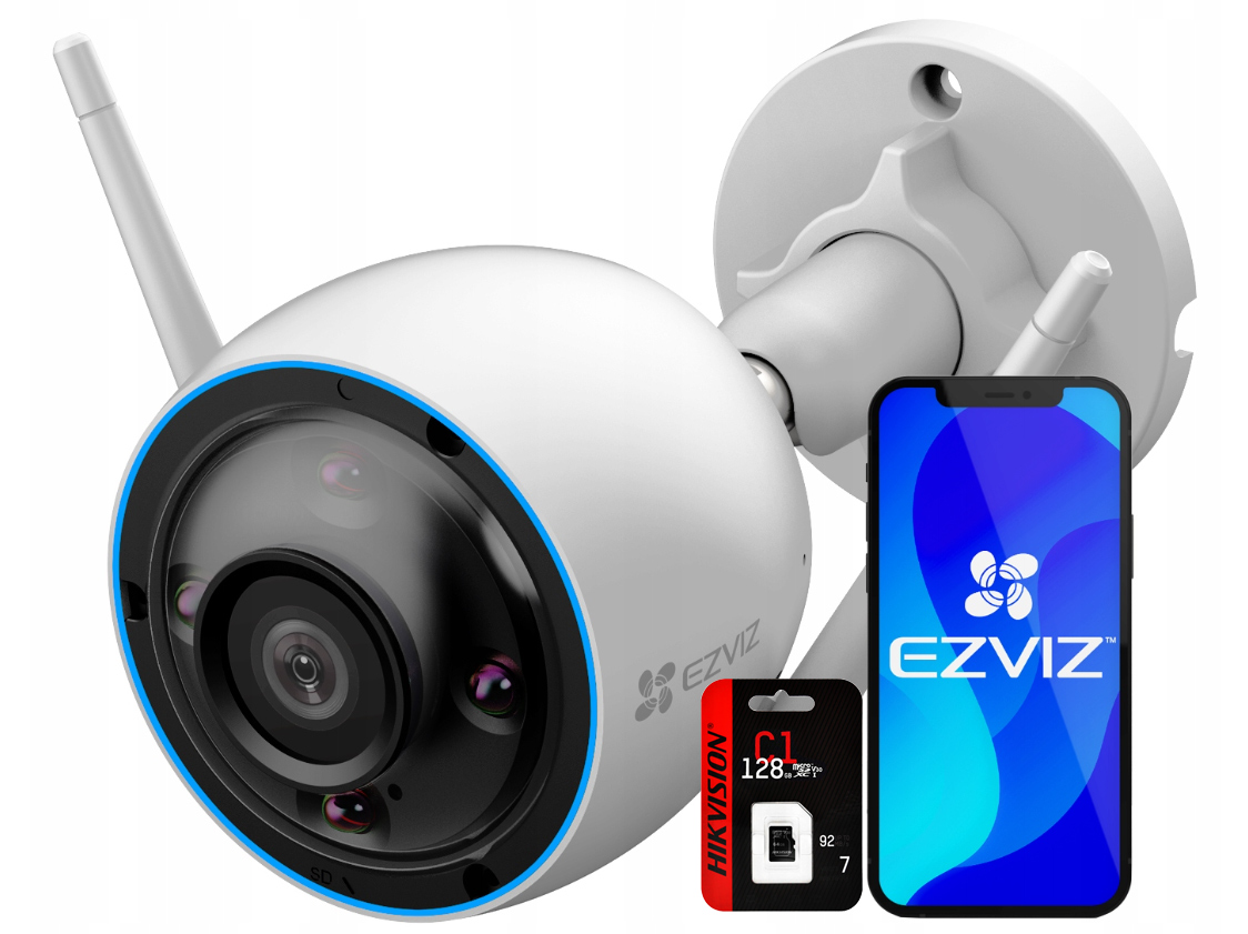 Vonkajšia Kamera WiFi H3 Ezviz Detekcia pohybu Ai
