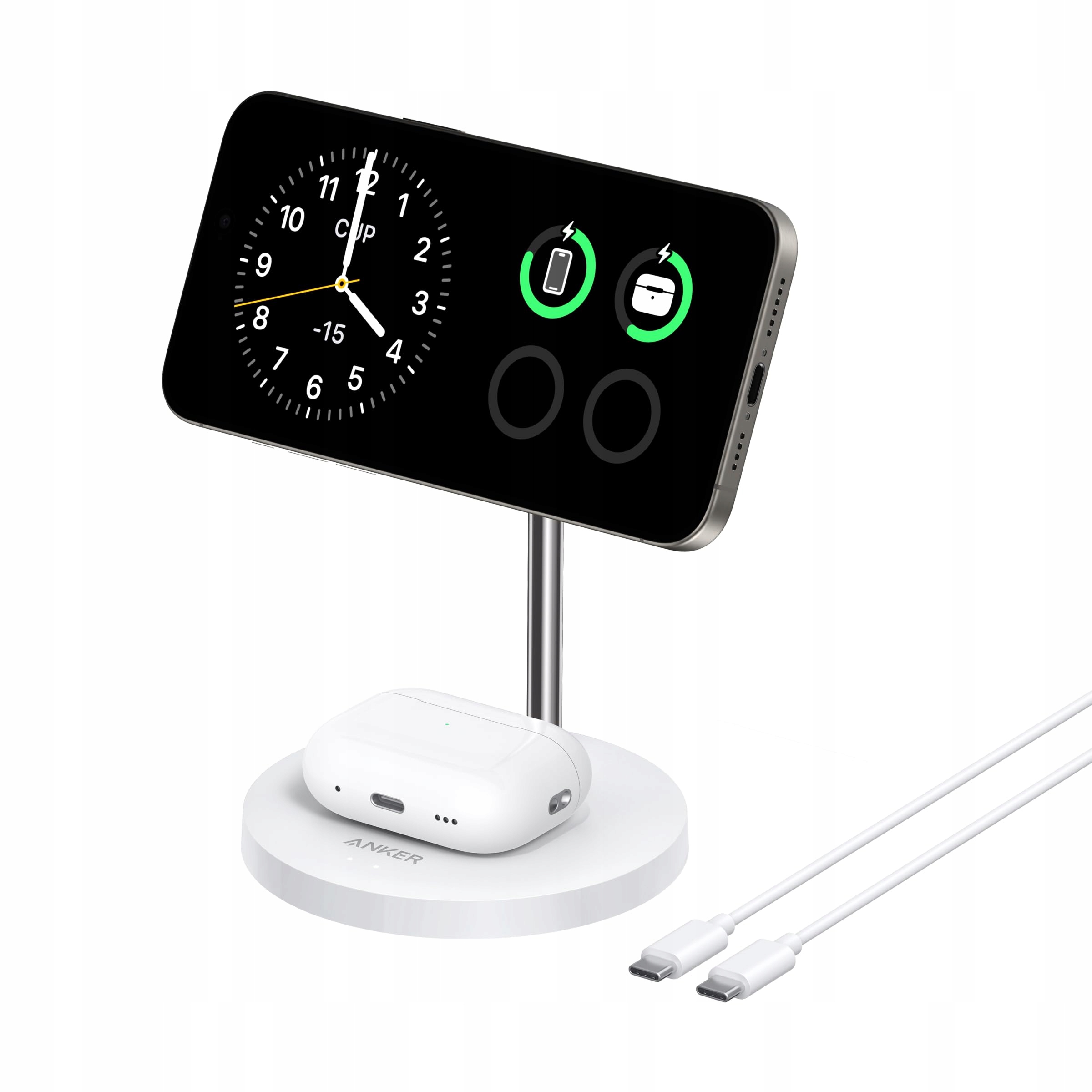 Anker MagGo Magsafe nabíječka 15 W, kompatibilní s indukční stanicí