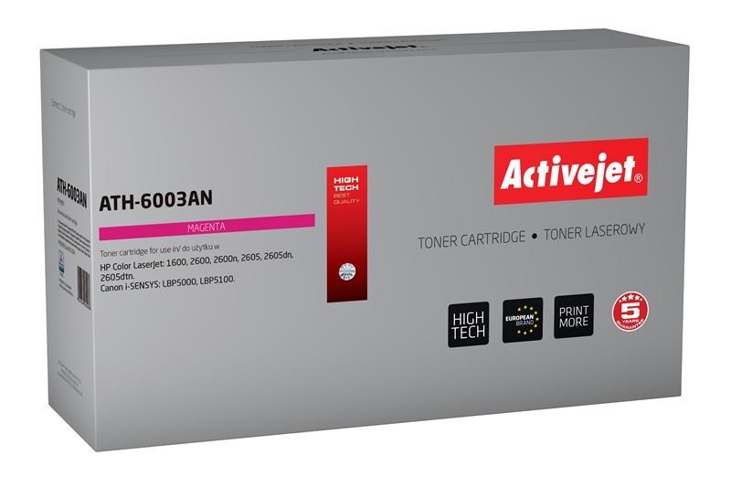 Activejet ATH-6003AN Toner (zamiennik Hp 124A Q6003A, Canon CRG-707M; Premi