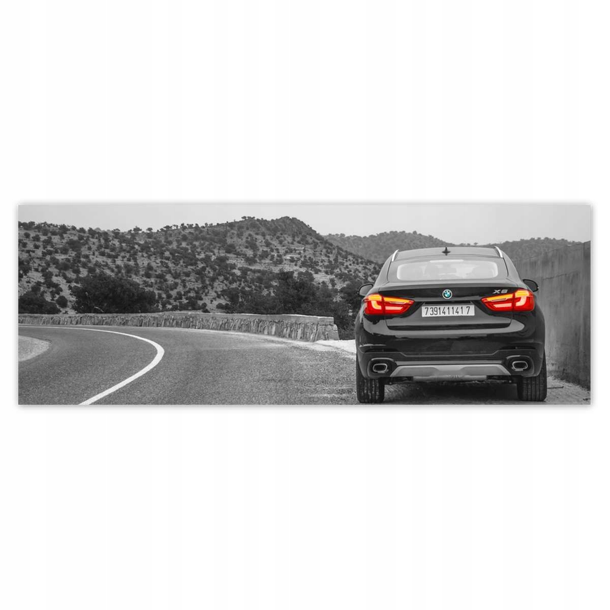 Fototapety 624x219 Bmw czarne X6
