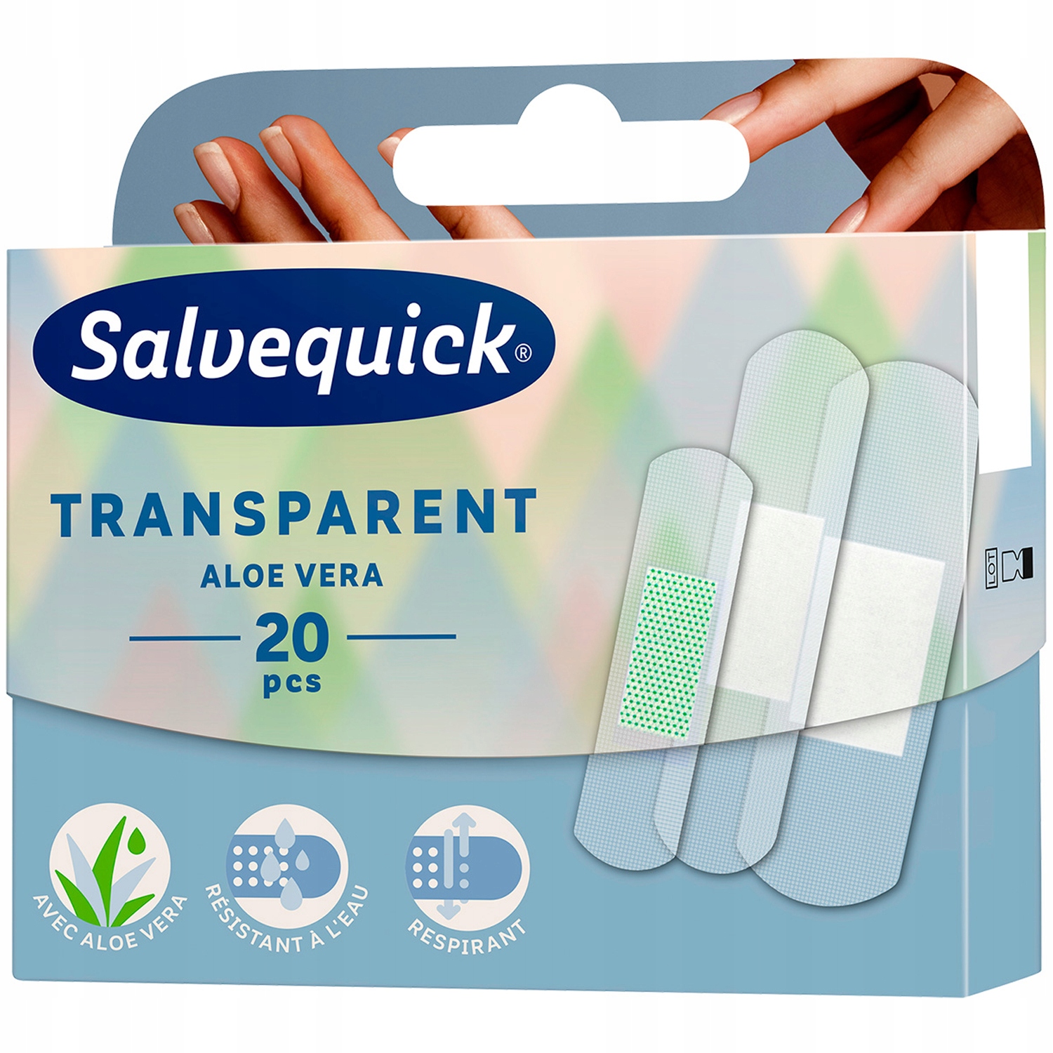 

Salvequick plastry Transparent Aloe Vera 20 szt.