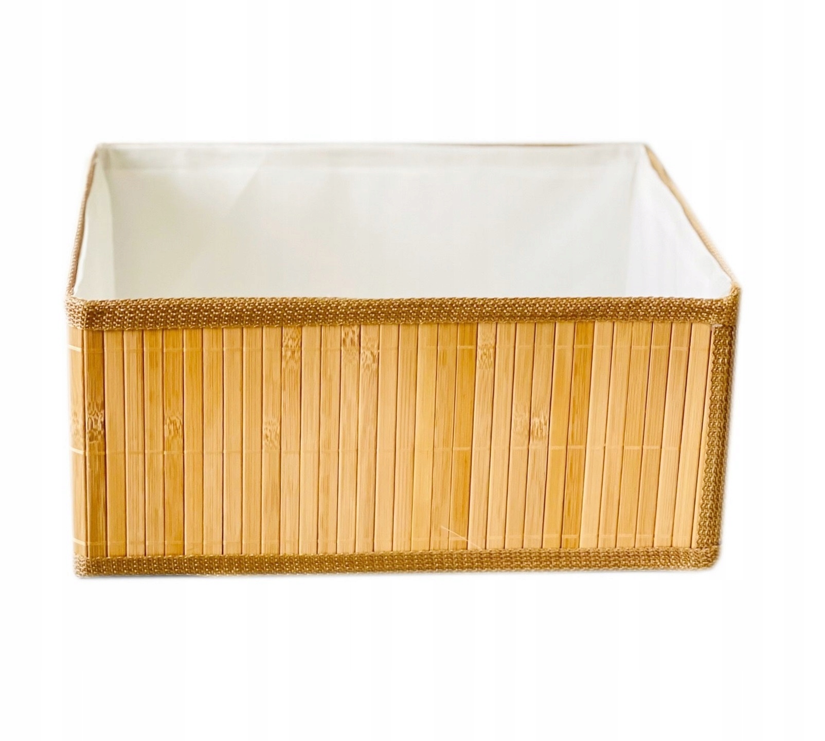 dr KOSZYK POJEMNIK BAMBUSOWY M ORGANIZER JASNY