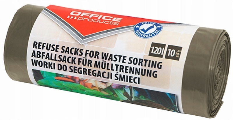 

Worki na śmieci do segregacji odpadów 120l 10szt