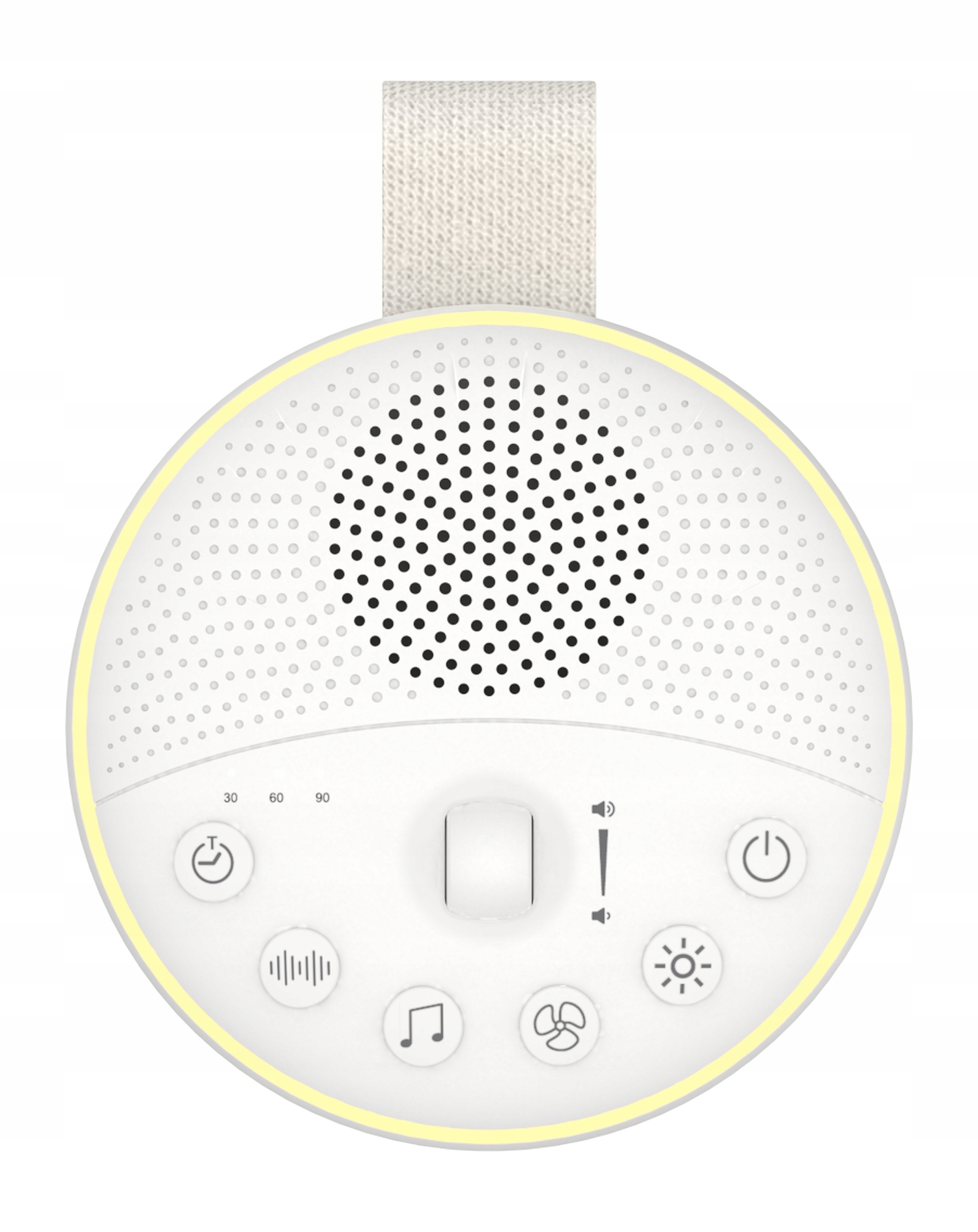 Lampka 2w1 Generator Szumów Lampa Nocna Led Biały Szum Ułatwia zasypianie
