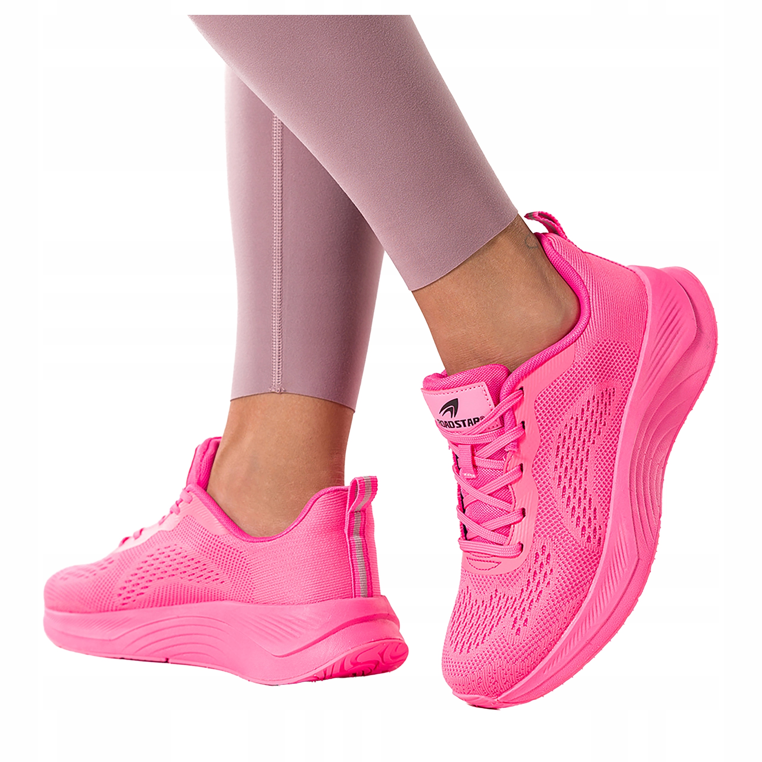 Fuchsiové Tenisky Dámské Na Fitness Šněrovací Pohodlné Sportovní vel. 41