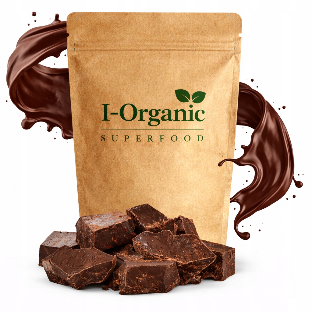 Obřadní kakao 100% přírodní v kusech I-Organic 1 kg z Kamerunu