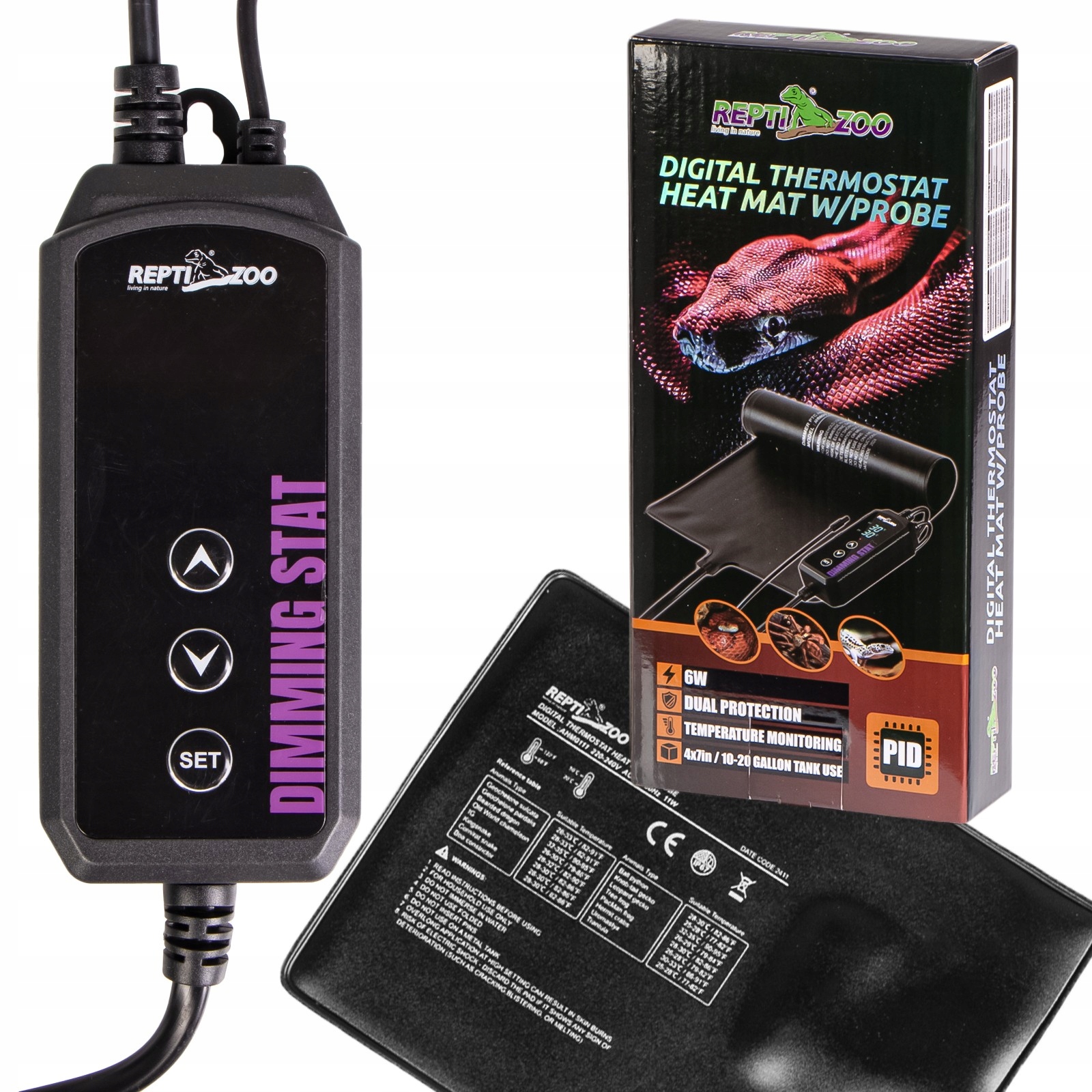 Levně Ultratichá Vyhřívací Podložka 6 W S LCD Termostatem, Voděodolná, Úsporná