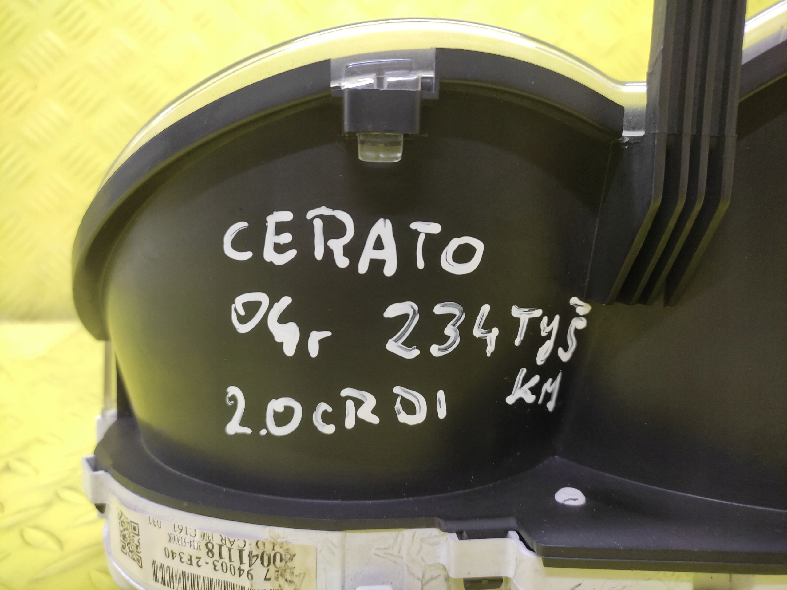 kia CERATO 2.0 спидометр часы 940032F340