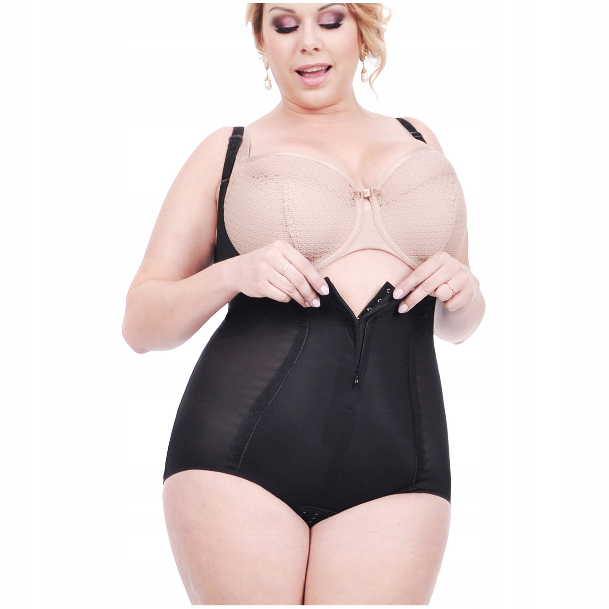 Orirose Body silně Zeštíhlující Břicho modelující pas a boky Size Plus