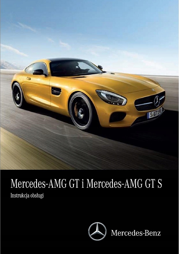 INSTRUKCJA OBSŁUGI MERCEDES AMG GT S . 2015-