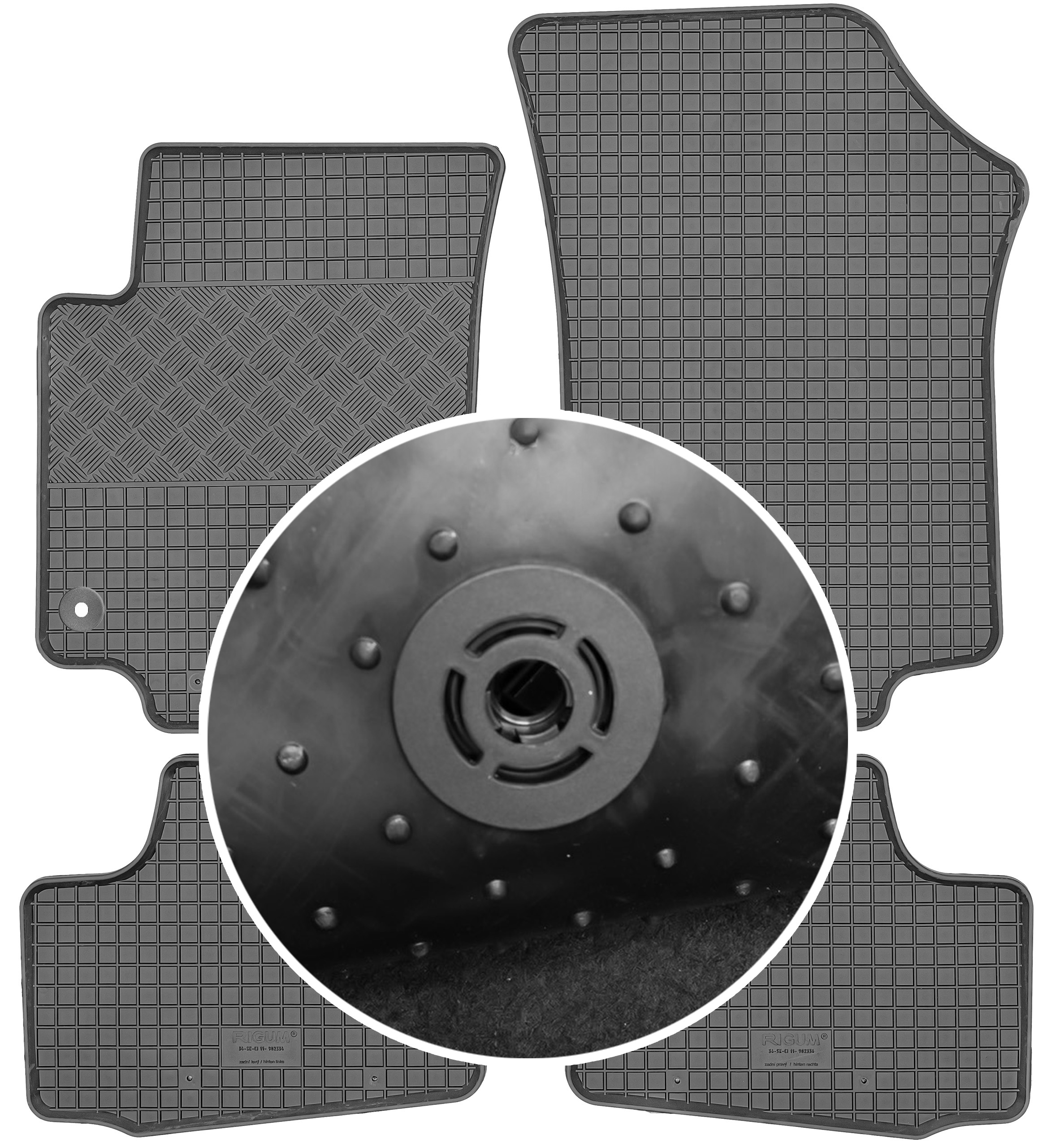

Volkswagen Up! 2011-2019 Dywaniki gumowe stopery