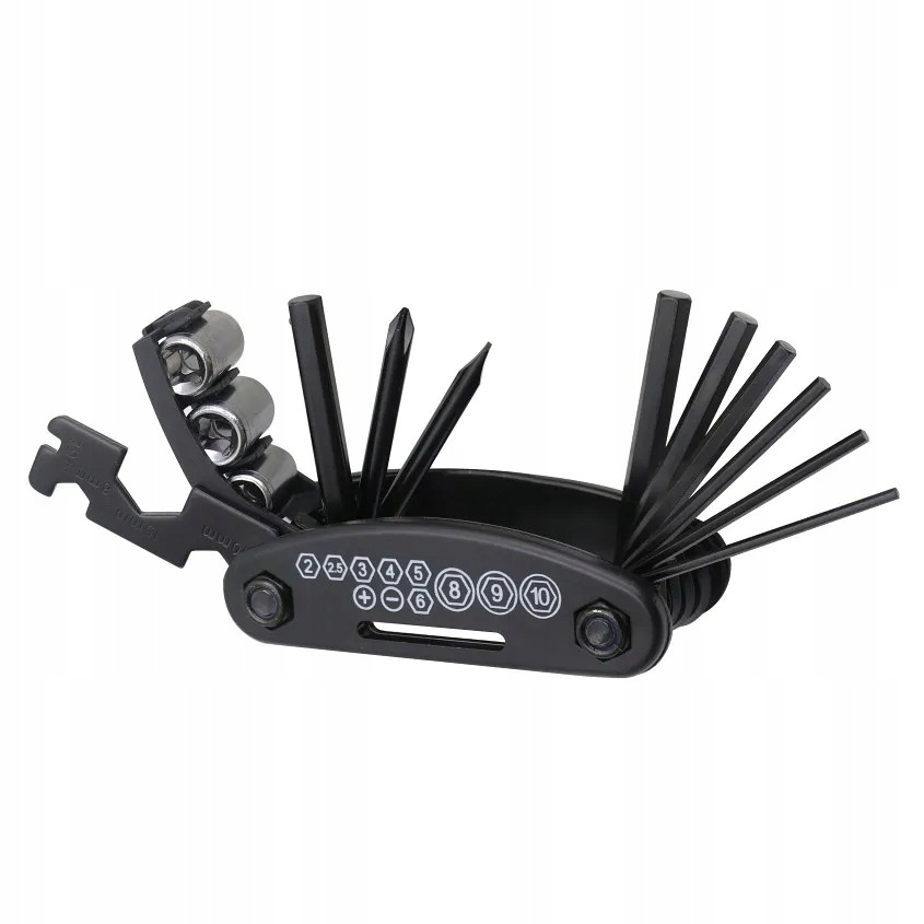Zestaw Kluczy Rowerowych Multitool FSBRK-001 Czarny Jakość