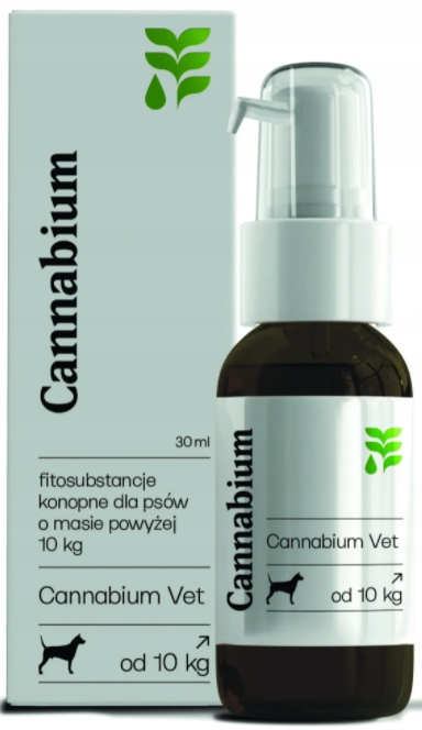 

Cannabium Vet olej konopny Cbd 3,5% >10kg 30ml