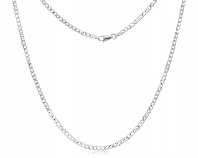 Pánský Stříbrný Řetízek , Stříbro Vazba „pancr“ masivní rhodium ryzosti 925 , délka 50 cm