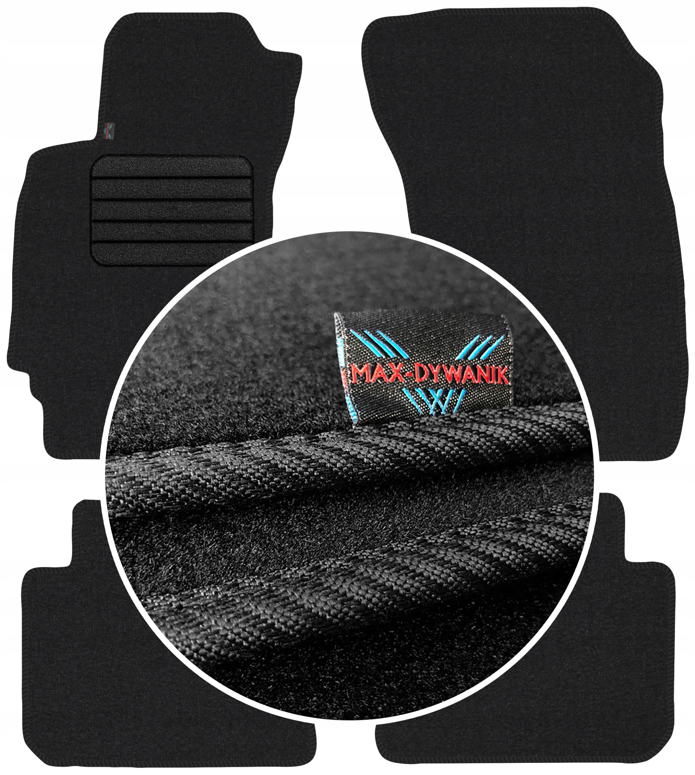 Subaru Forester III 2008-2013 Velurové autokoberce Koberce do auta